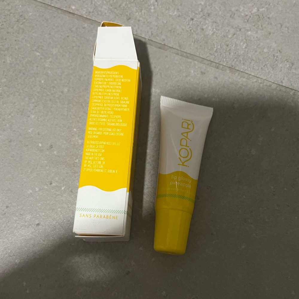 Kopari pineapple lip gloss